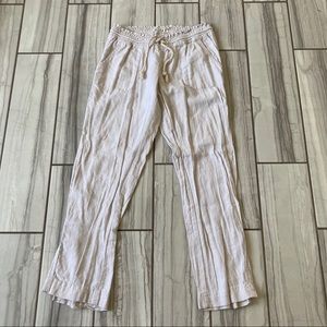 Roxy linen pants. EUC like new